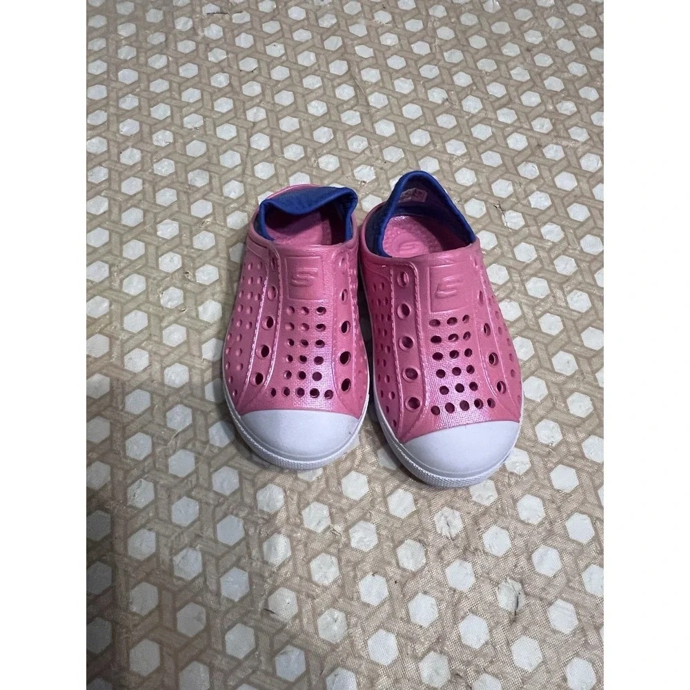 Skechers Guzman Steps Pink Water Shoes‎ Size 6 Little Girls Slip On